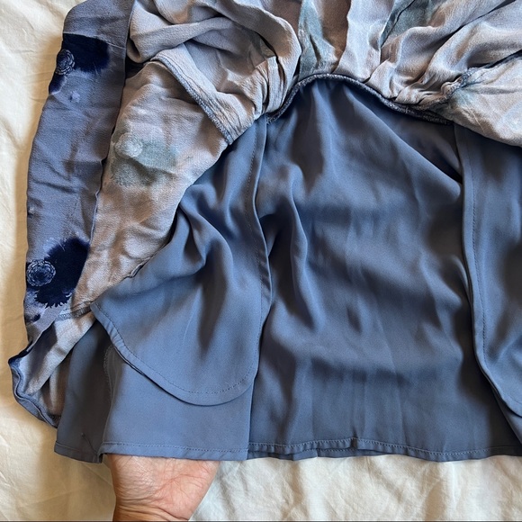 Aritzia Sunday Best Blue Floral Miniskirt - Picture 6 of 6
